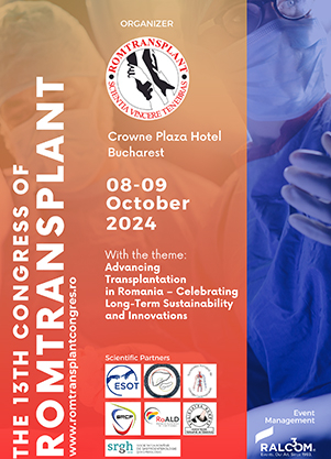 Poza eveniment - THE 13TH CONGRESS OF ROMTRANSPLANT