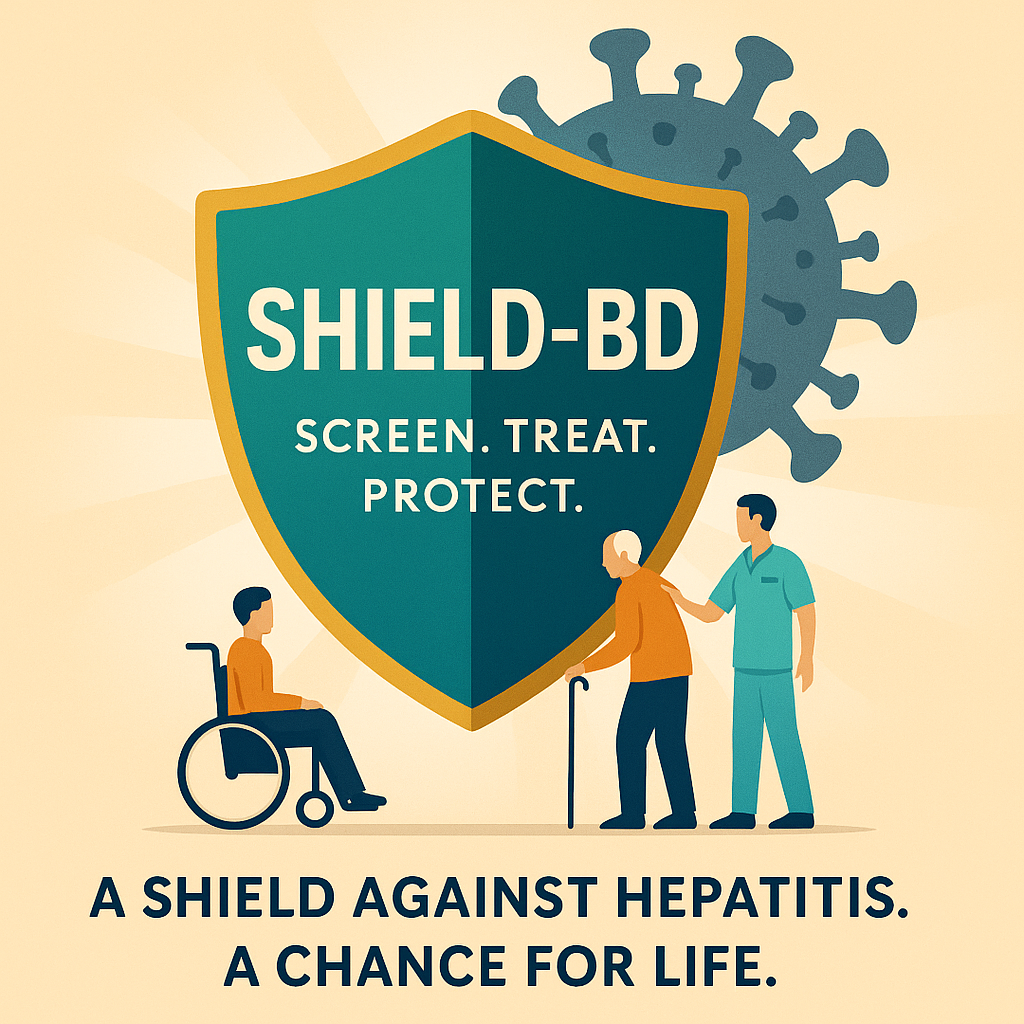 Poza eveniment - SHIELD-BD Project: Screening for HBV and Reflex HDV Testing in Institutionalized Populations - Launching Around World Hepatitis Da